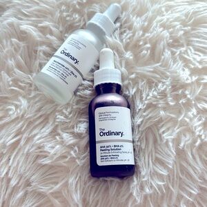 Niancinamide 10% + Zinc 1% (new) AHA 30%+ BHA 2% Peeling solution (used twice)